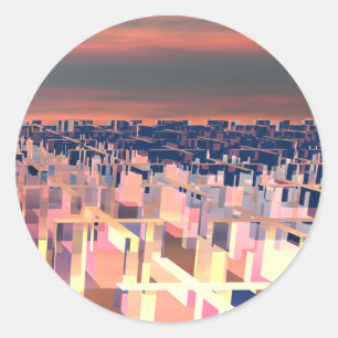 Sticker Rond Maze d'addition