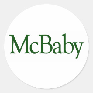 Sticker Rond Mcbaby
