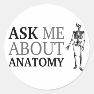 Sticker Rond Me demander sur Anatomie
