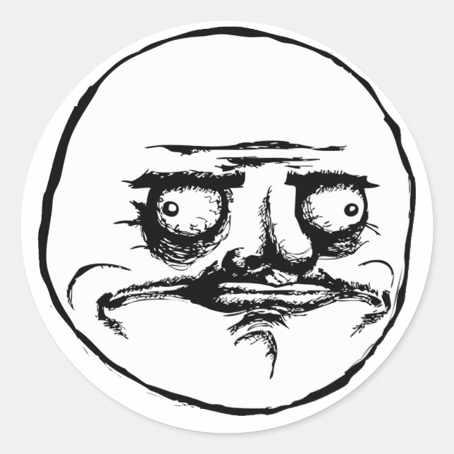 Sticker Rond Me Gusta (Devant)