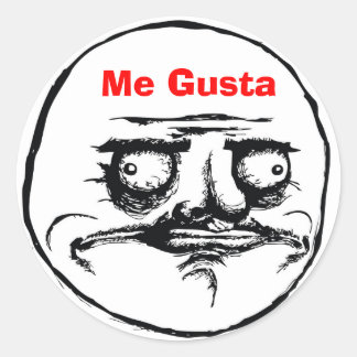Sticker Rond Me Gusta