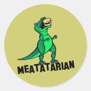 Sticker Rond Meatarien