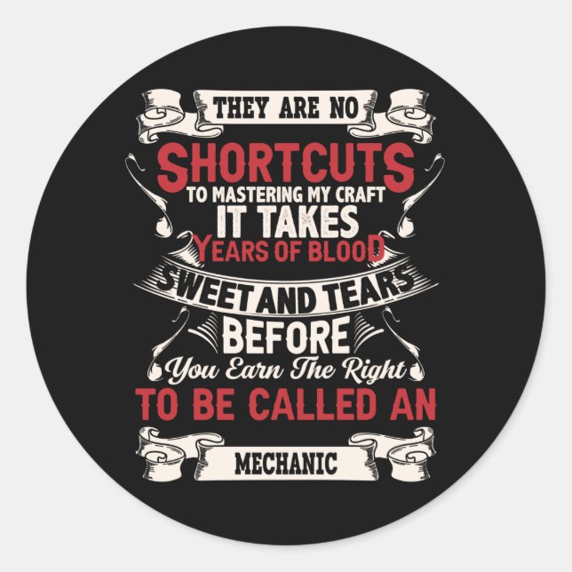 Sticker Rond Mécanique (Devant)