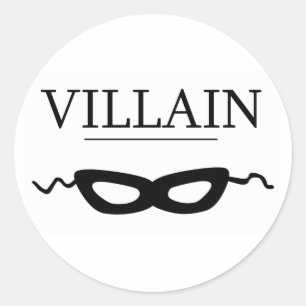 Sticker Rond Méchant