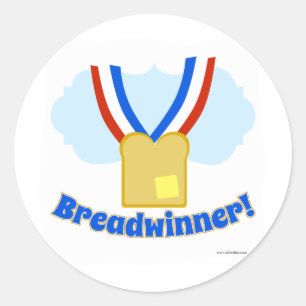 Sticker Rond Médaille du lauréat