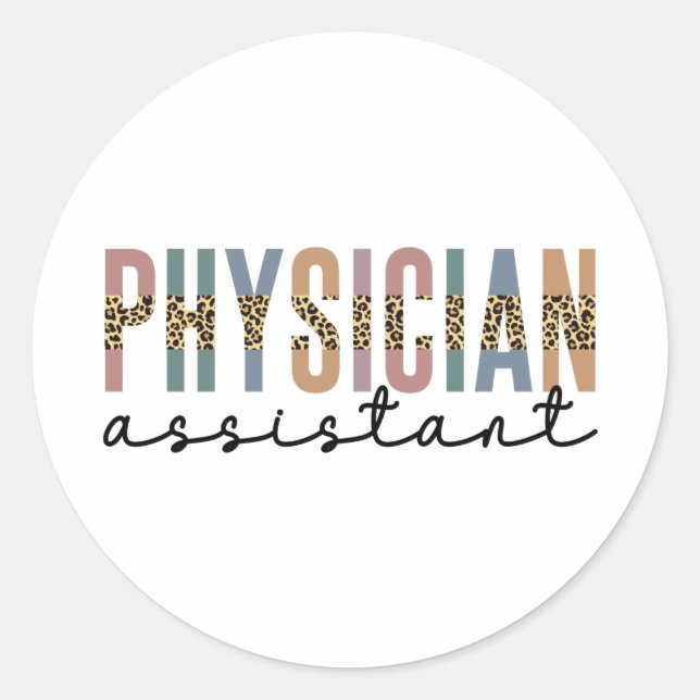 Sticker Rond Médecin adjoint associé (Devant)