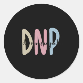Sticker Rond Médecin De Pratique En Soins Infirmiers Appréciati