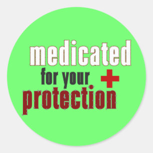 Sticker Rond Médicé pour votre feuille d'autocollants de protec