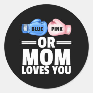 Sticker Rond Meilleur Art De Boxe Pour Enfants Hommes Femmes Ga