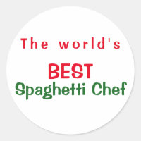 Meilleur chef de spaghetti du monde - rouge blanc 