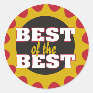 Sticker Rond Meilleur du meilleur