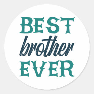 Sticker Rond Meilleur Frère