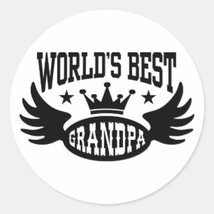 Sticker Rond Meilleur grand-père du monde