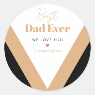 Sticker Rond Meilleur papa