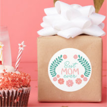 Meilleure maman que jamais, joli design floral