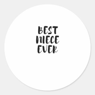 Sticker Rond Meilleure nièce