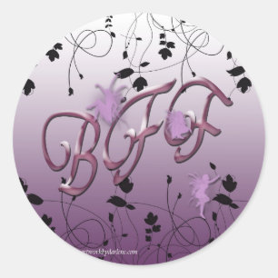 Sticker Rond Meilleurs amis pour toujours