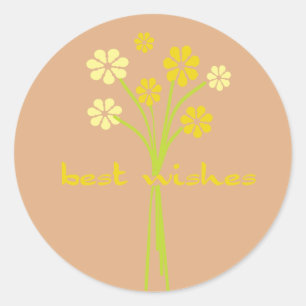 Sticker Rond Meilleurs voeux