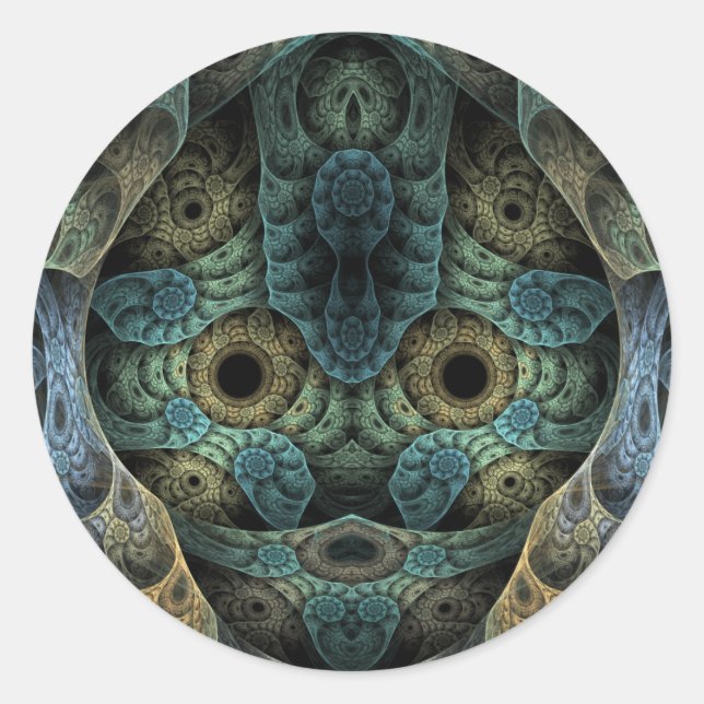 Sticker Rond Mémoire génétique (Devant)