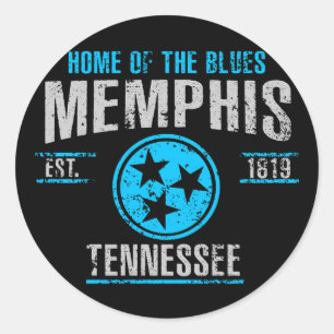 Sticker Rond Memphis