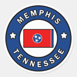 Sticker Rond Memphis Tennessee