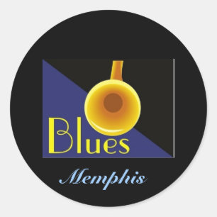 Sticker Rond Memphis Tennessee