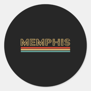Sticker Rond Memphis Tennessee