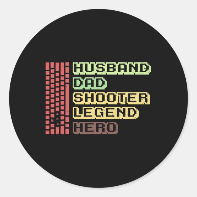 Sticker Rond Mens Mouse Gamer Design For Your Computer Gaming H (Devant)