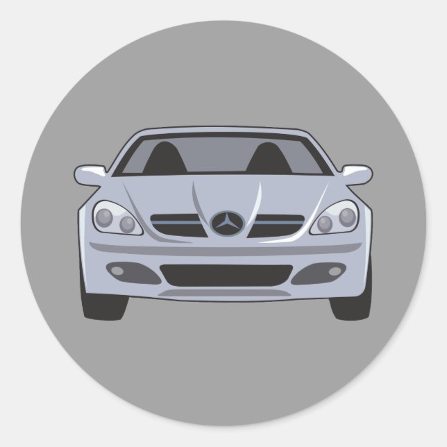 Sticker Rond Mercedes Benz (Devant)