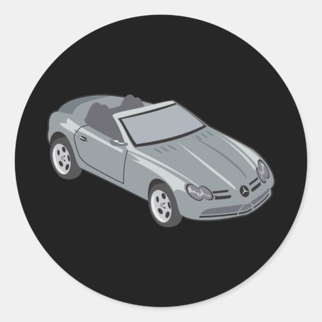 Sticker Rond Mercedes SLK (Devant)