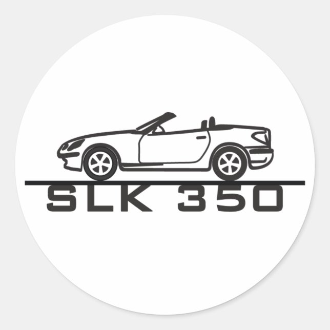 Sticker Rond Mercedes SLK 350 (Devant)