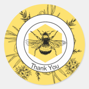 Sticker Rond Merci
