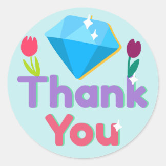 Sticker Rond Merci