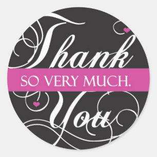 Sticker Rond Merci