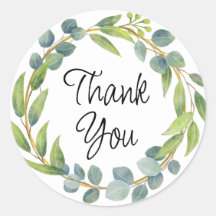 Merci autocollant, scellés d'enveloppe