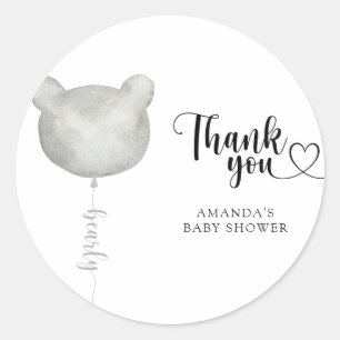 Sticker Rond Merci beaucoup