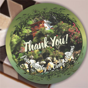 Sticker Rond Merci Casa Bonita 0759