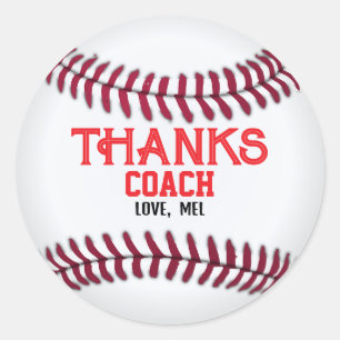 Sticker Rond Merci Coach de