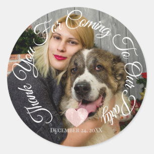 Sticker Rond Merci d'avoir participé à la soirée de rencontre P