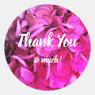 Sticker Rond Merci De Script Écrit À La Main Tellement! Étiquet
