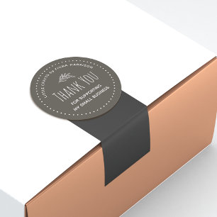 Sticker Rond Merci de soutenir ma petite entreprise