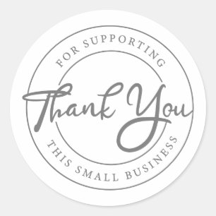 Sticker Rond Merci des petites entreprises