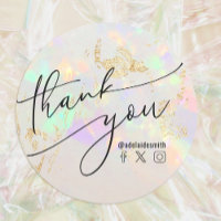 merci faux opus holographique