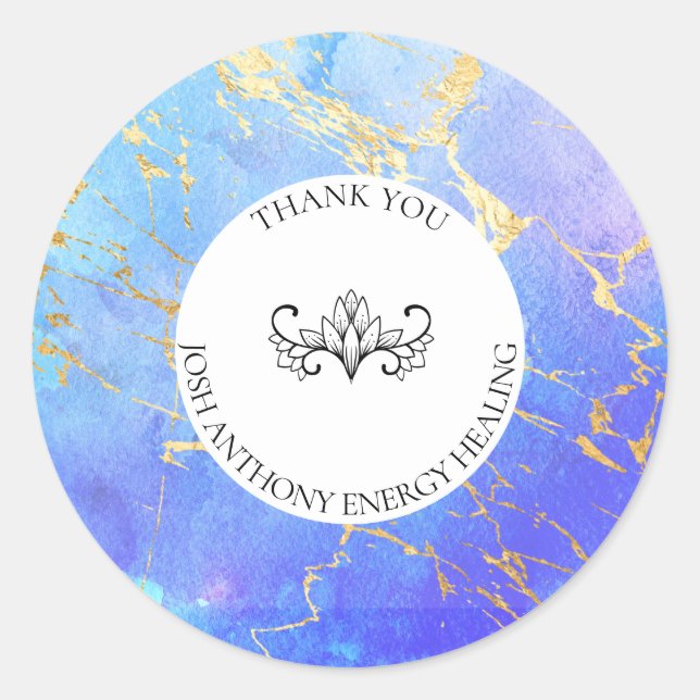 Sticker Rond *~* MERCI Lotus Nebula Galaxy Universe AP3 (Devant)