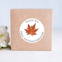Merci Mariage d'aquarelle automne