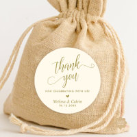 Merci pour célébrer avec nous, Mariage