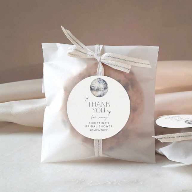 Sticker Rond Merci pour la soirée disco  (Créateur téléchargé)