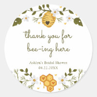 Merci pour l'autocollant Bee-ing Here