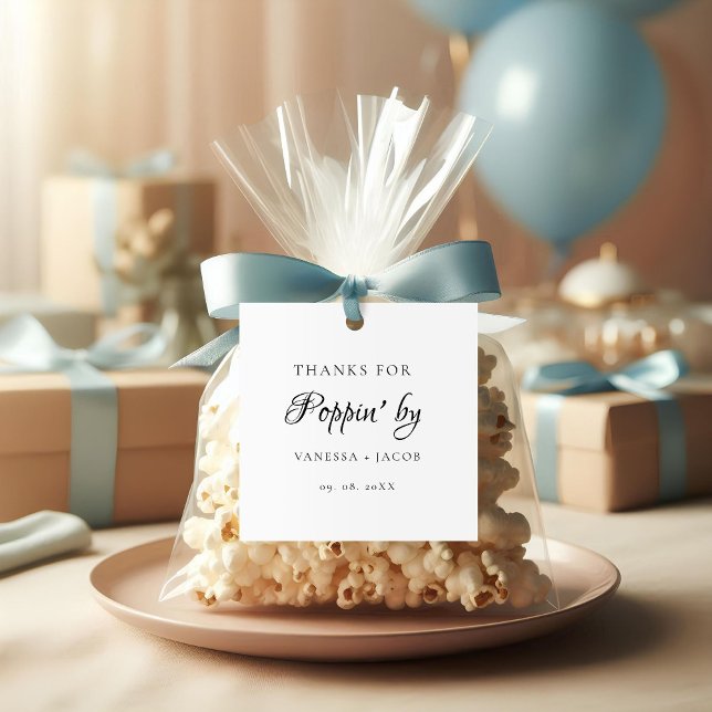 Sticker Rond Merci pour poppin par Wedding Favor (Créateur téléchargé)