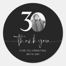 Merci pour votre 30ème anniversaire noir